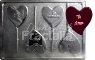 Molde Corazones amor, te amo, te extraño