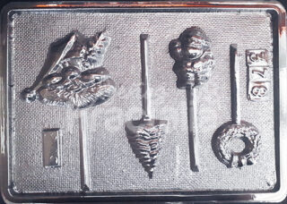 Molde Noel corona y arbol