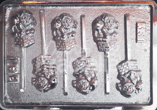 Molde Noel en chimenea