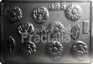Molde Flores girasoles y hojas