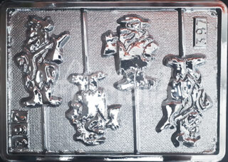 Molde Personajes Pedro y pablo picapiedra