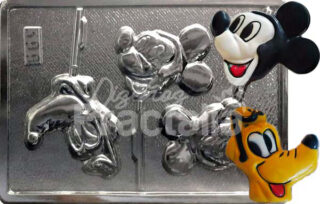 Molde Personajes Mickey y pluto grandes