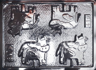 Molde Vaca grande plana