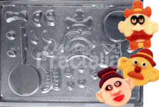 Molde Personajes Cara de papa para armar