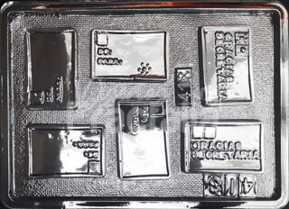 Molde Tarjetas Gracias secretaria