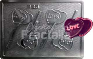 Molde Corazones Love