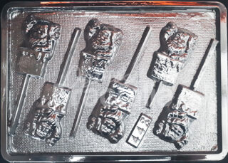 Molde Papa noel en chimenea