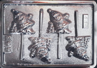 Molde Papa noel y arbol