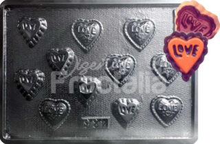 Molde Corazones love