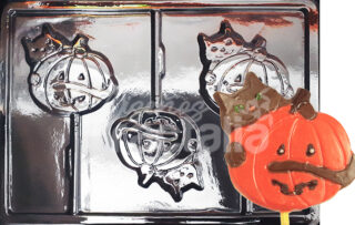 Molde Calabaza con gato