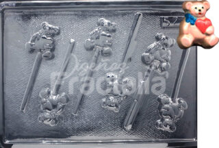 Molde Osos con corazon