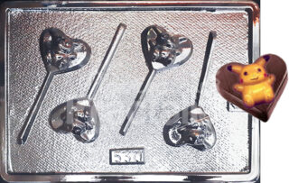 Molde Personajes Corazon picachu