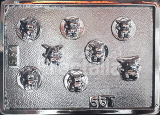 Molde Personajes Picachu circulo