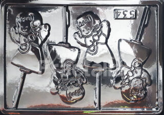 Molde Angeles con lira grandes