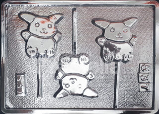 Molde Personajes Picachu grande y plano