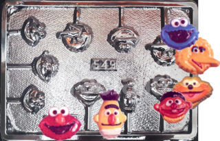 Molde Personajes Plaza sesamo