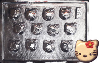 Molde Personajes Cara kity