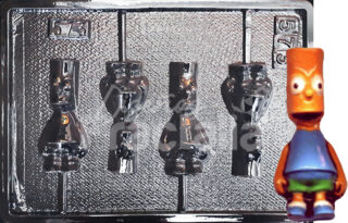 Molde Personajes Bart simpson