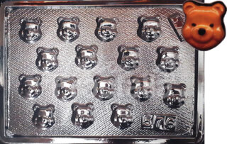 Molde Personajes Winnie pooh Cara Pequena