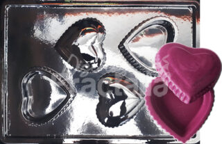 Molde Estuche corazon