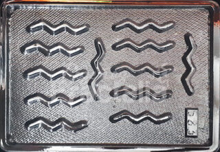 Molde Gusanitos zigzag