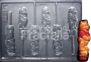 Molde Personajes Winnie pooh Sobre pote de miel