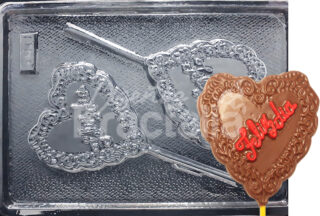 Molde Corazones feliz dia