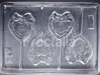 Molde Corazón con moño