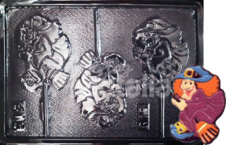 Molde Bruja en escoba