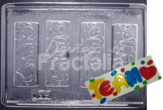 Molde Tarjetas te amo