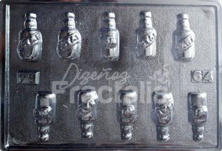 Molde Botellas brandy nectar y ron