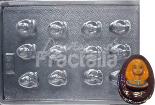 Molde Personajes Barbie cara pequena