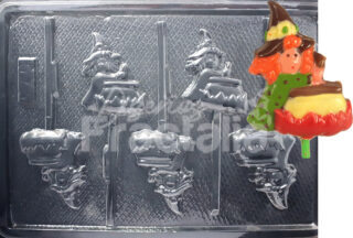 Molde Brujas con caldero