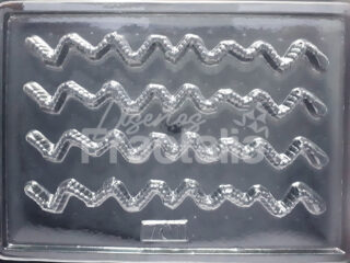 Molde Lombrices zic zac grandes