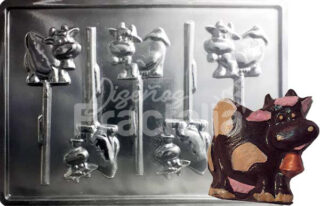 Molde Vacas y Toros Chupeta x5