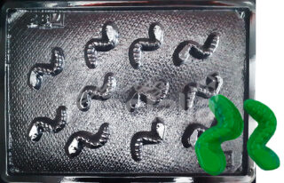 Molde Gusanitos