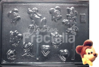 Molde Personajes Mickey minnie y pluto