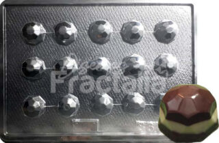 Molde Bombon con facetas