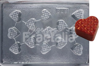 Molde Corazones rellenos