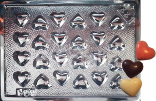 Molde Corazones pequenos