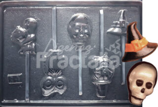 Molde Calavera fantasma y buho