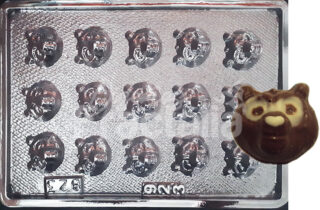 Molde Bombon oso panda