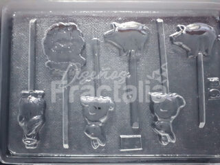 Molde Conejo cerdo y leon