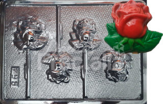 Molde Rosas x4