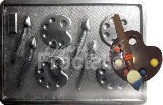 Molde Paleta y pincel