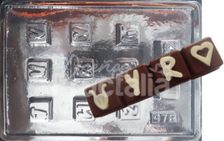 Molde Abecedario relleno t-z