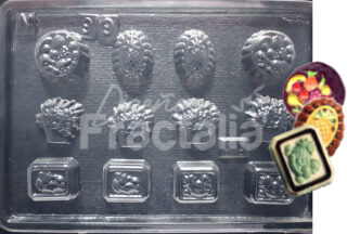 Molde Canasta de frutas pinas