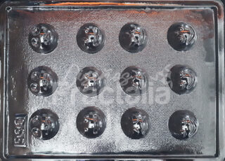 Molde Caras felices esfericas