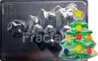 Molde gelatina arbol navidad