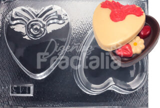 Molde Estuche de corazón